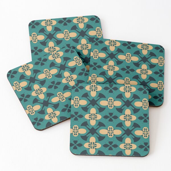 Item preview, Unusual Green, Black, and Yellow Repeating Pattern designed and sold by UlDesigns.
