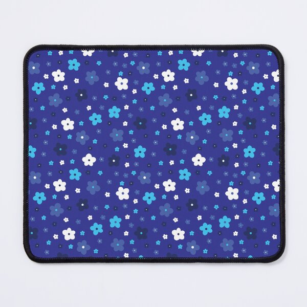 Item preview, Y2K 2000S COCONUT GIRL AESTHETICS RETRO MINI MICRO TINY SMALL FLORAL FLOWERS BLUE TURQUOISE WHITE NAVY designed and sold by blomastudios.