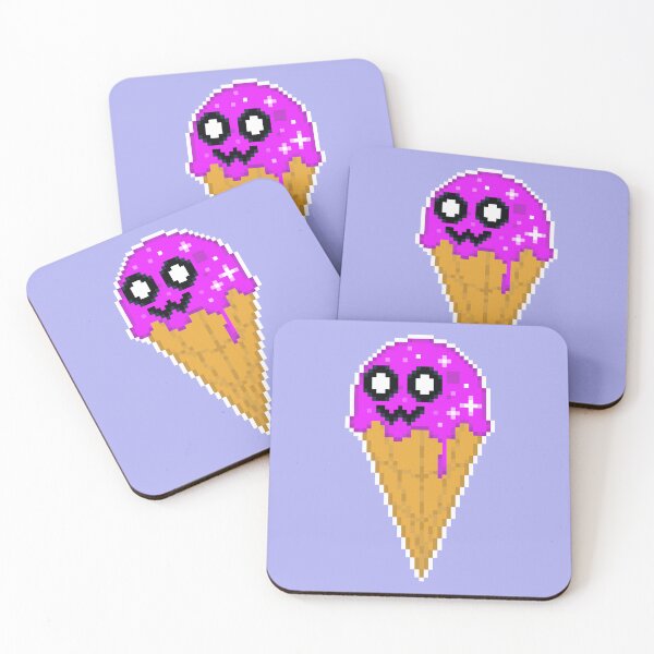 Artikelvorschau, OWO Pink Ice Cream Pixel Art entworfen und verkauft von Kaiko-Roku.
