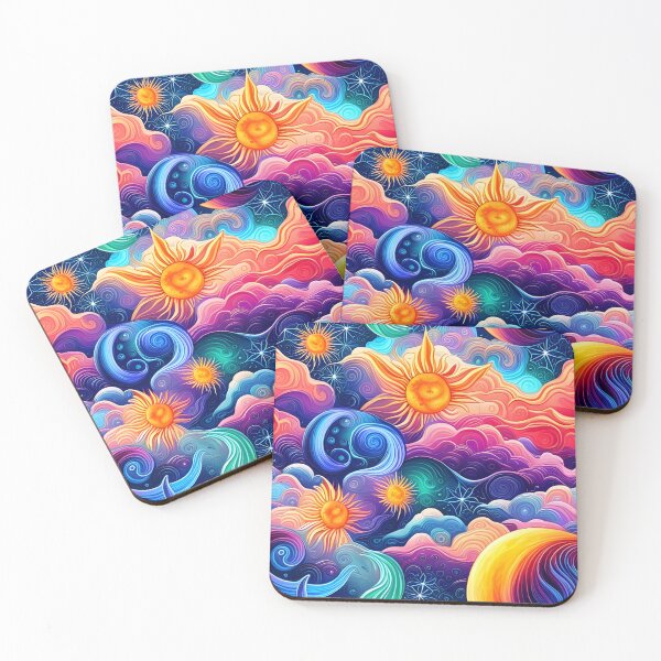 Item preview, Vibrant Celestial Cosmic Pattern designed and sold by WitchyWare.