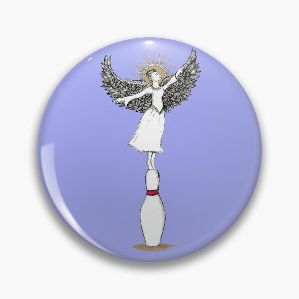 Item preview, Angel on a Bowling Pin designed and sold by Full Frog Moon.