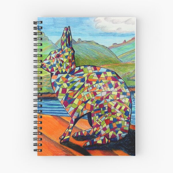 Item preview, 303 - MOSAIC BUNNY - DAVE EDWARDS - COLOURED PENCILS & INK - 2010 designed and sold by BLYTHART.