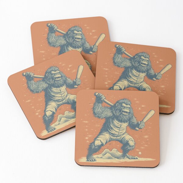 Item preview, Bigfoot Playing Baseball designed and sold by Buttnuggs.