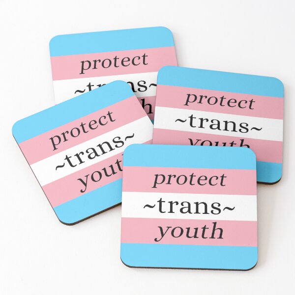 Item preview, Protect Trans Youth / Transgender Pride Flag designed and sold by MaddieMade.