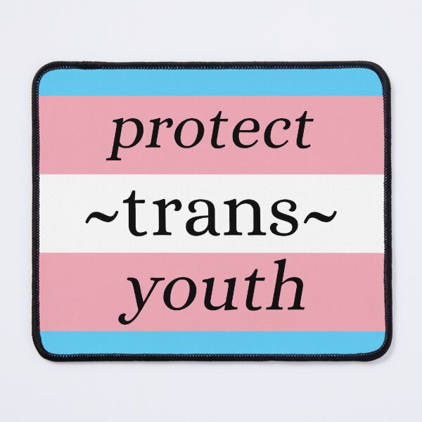 Item preview, Protect Trans Youth / Transgender Pride Flag designed and sold by MaddieMade.