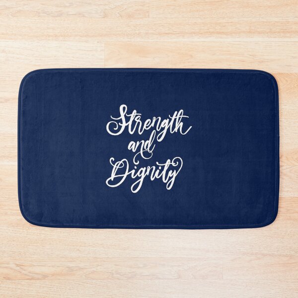 Item preview, Strength And Dignity - prv 31 - Blue designed and sold by amazingjoy.