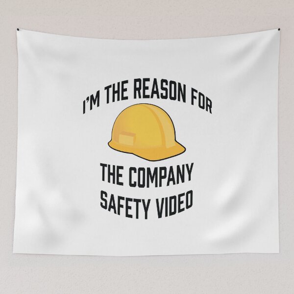 Item preview, I'm the reason for the company safety video hardhat designed and sold by RossDillon.