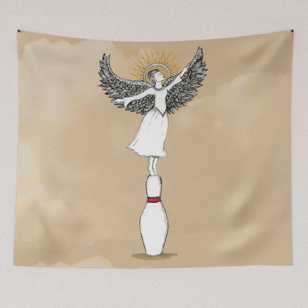 Item preview, Angel on a Bowling Pin designed and sold by Full Frog Moon.