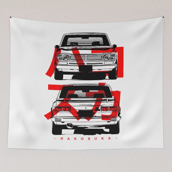 Item preview, Hakosuka Car Retro Racing Classic Automotive designed and sold by halleinstyle.