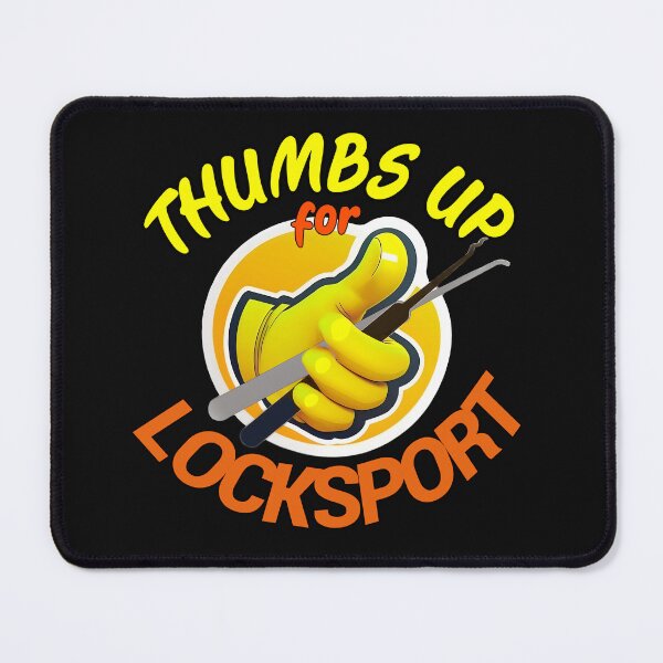 Item preview, Thumbs Up For Locksport Design With Text T Shirt designed and sold by RarefiedAir.