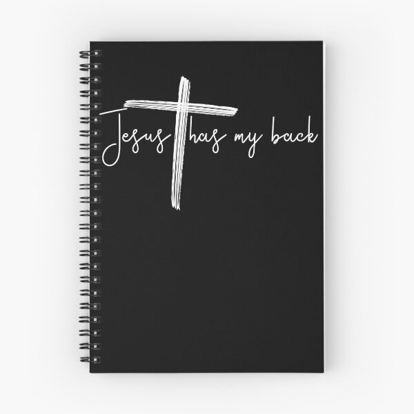 Item preview, Jesus Has My Back Cross Christian Faith Believer Jesus Gear designed and sold by DynamicDesign.