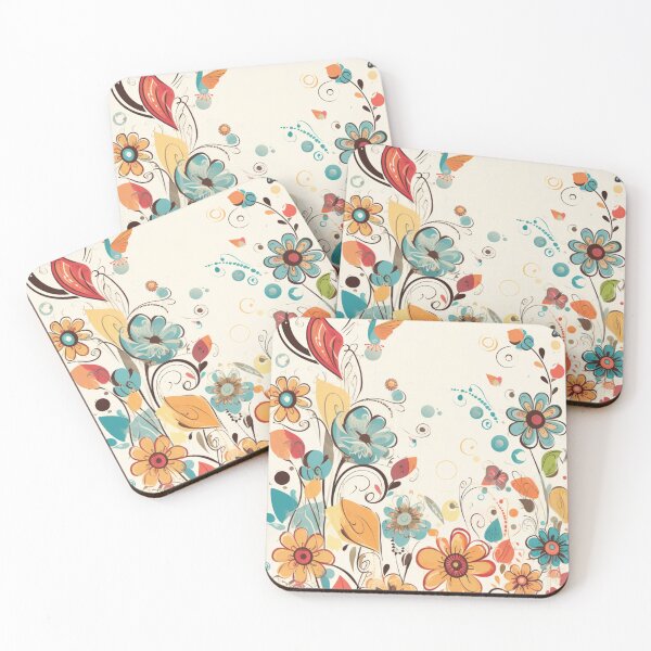 Item preview, Floral Whimsy on Neutral Background designed and sold by minjagoods.
