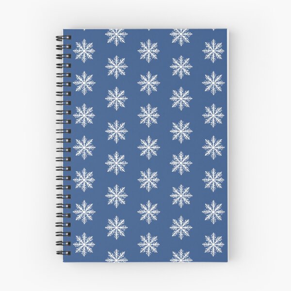 Artikelvorschau, Winter-Schneeflocke-Muster auf blauem Hintergrund entworfen und verkauft von Aaron2610.