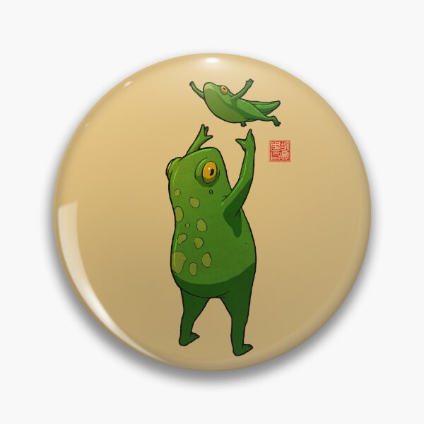 Item preview, Frog and her Sprog Playing Mother's Day designed and sold by DingHuArt.