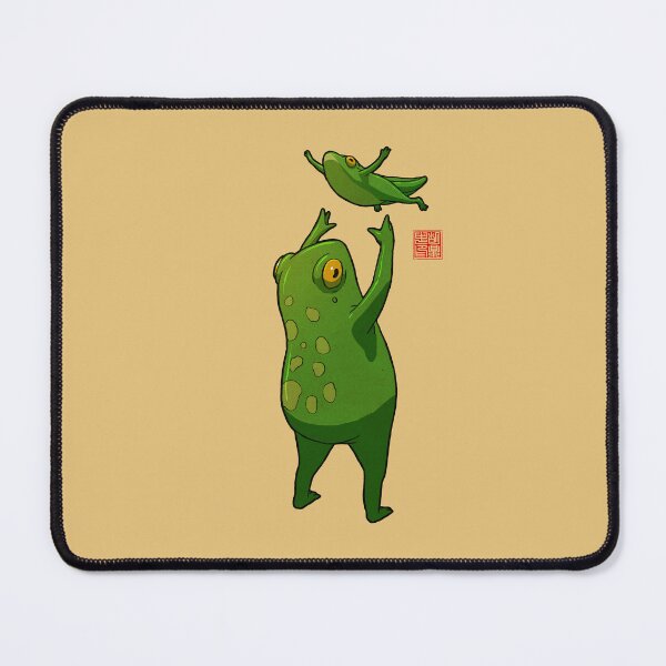 Item preview, Frog and her Sprog Playing Mother's Day designed and sold by DingHuArt.