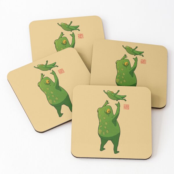 Item preview, Frog and her Sprog Playing Mother's Day designed and sold by DingHuArt.