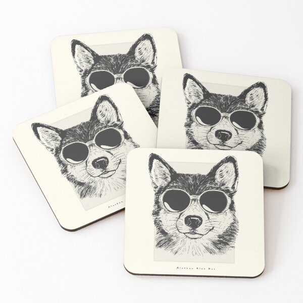 Aperçu de l'œuvre Alaskan Klee Kai Digital Sketch Drawing Illustration créée et vendue par rafaeltto.