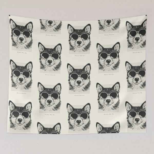 Aperçu de l'œuvre Alaskan Klee Kai Digital Sketch Drawing Illustration créée et vendue par rafaeltto.