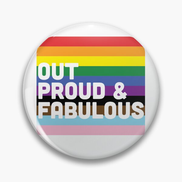 Item preview, Out, proud & fabulous | Progress flag colors designed and sold by Mattk270.