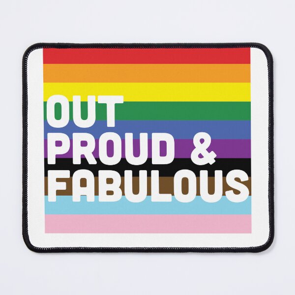 Item preview, Out, proud & fabulous | Progress flag colors designed and sold by Mattk270.