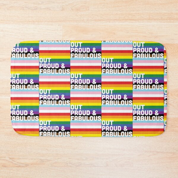 Item preview, Out, proud & fabulous | Progress flag colors designed and sold by Mattk270.