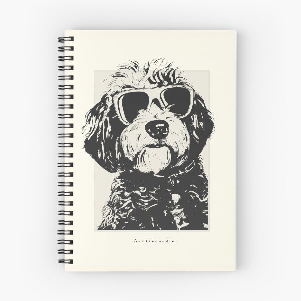 Item preview, Aussiedoodle Digital Sketch Drawing Illustration designed and sold by rafaeltto.