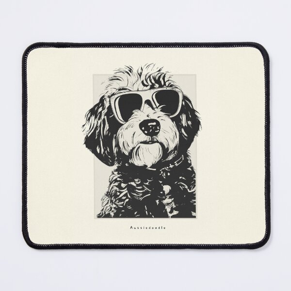 Item preview, Aussiedoodle Digital Sketch Drawing Illustration designed and sold by rafaeltto.