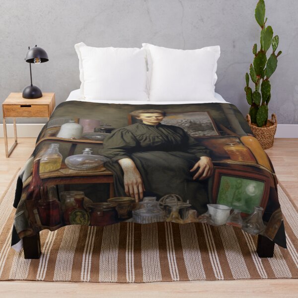 Item preview, Marie Curie's Legacy - Radioactivity Discoveries Painting designed and sold by CosmicScare10.