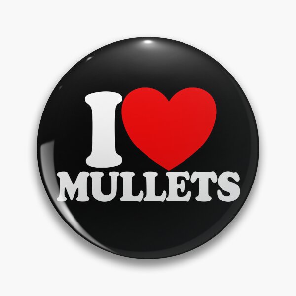 Item preview, I Love Mullets Red Heart Southern Redneck I Love Mullets Gear designed and sold by DynamicDesign.