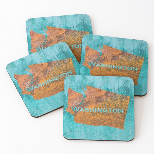 Item preview, Washington Rust on Teal designed and sold by Elisabeth Lucas.