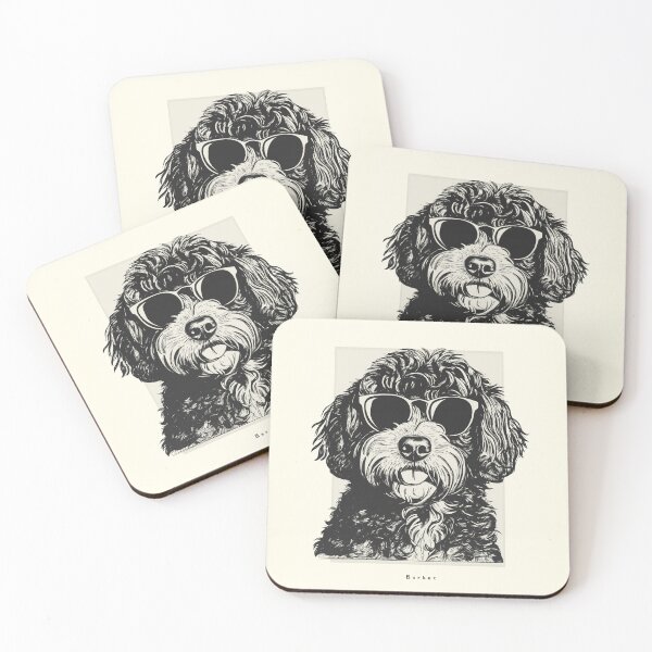 Item preview, Barbet Digital Sketch Drawing Illustration designed and sold by rafaeltto.
