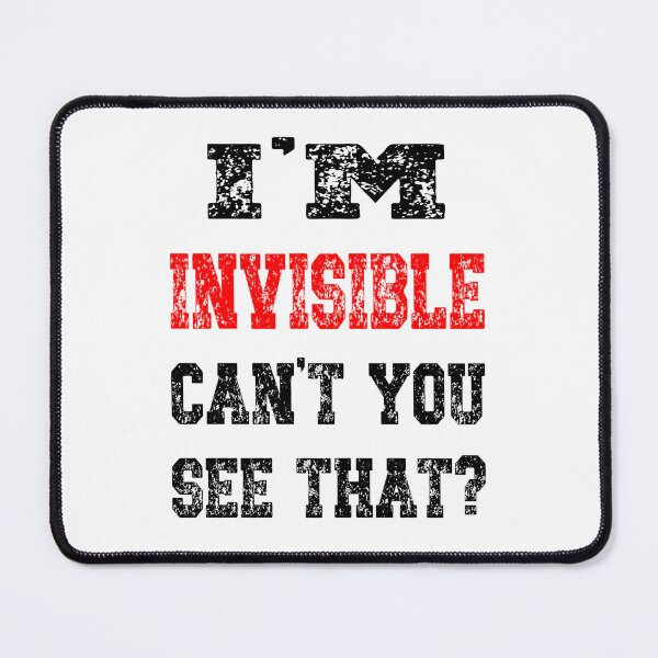 Item preview, I’m invisible. Can’t you see that? Distress font design designed and sold by TJHstudio.