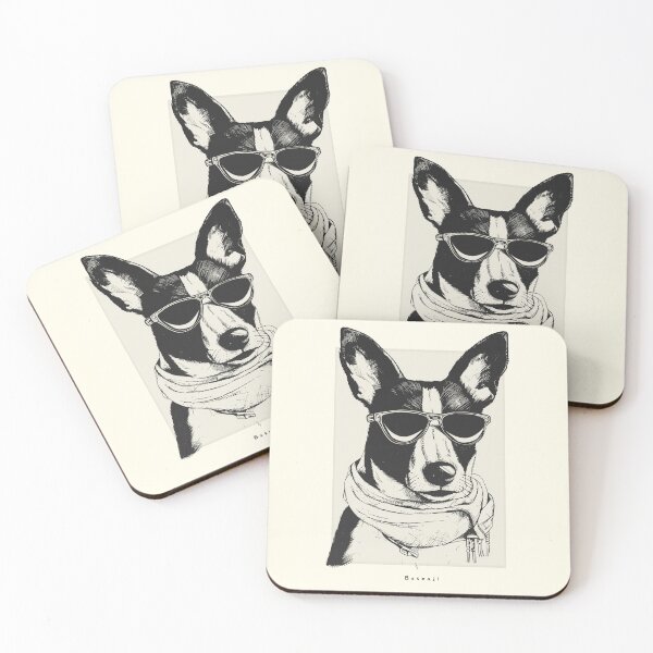 Item preview, Basenji Digital Sketch Drawing Illustration designed and sold by rafaeltto.