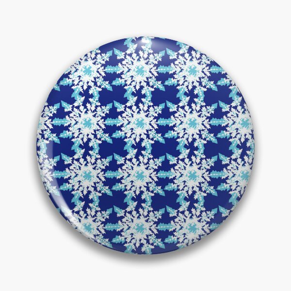 Item preview, Large Winter Snowflake Pattern on Multi Blue Background designed and sold by Aaron2610.