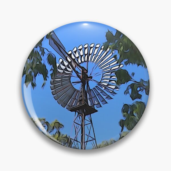 Item preview, Outback Windmill Amongst Trees designed and sold by Annalucia.
