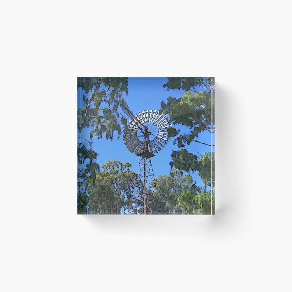 Artikelvorschau, Outback-Windmühle unter Bäumen entworfen und verkauft von Annalucia.