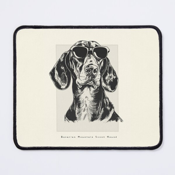 Item preview, Bavarian Mountain Scent Hound Digital Sketch Drawing Illustration designed and sold by rafaeltto.