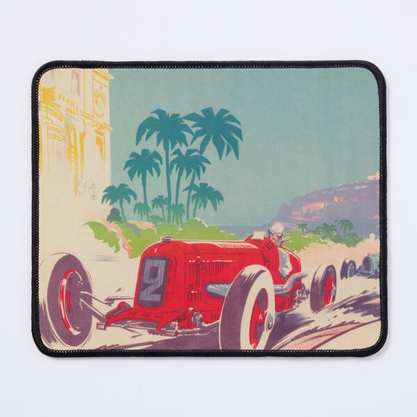 Artikelvorschau, Monaco Grand Prix Vintage Poster entworfen und verkauft von vintagevivian.
