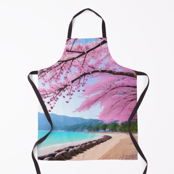 Item preview, Scenic Cherry Blossom on Japanese Beach Coastline designed and sold by Michael Voyler.