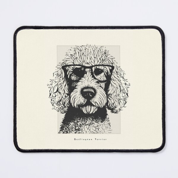 Item preview, Bedlington Terrier Digital Sketch Drawing Illustration designed and sold by rafaeltto.