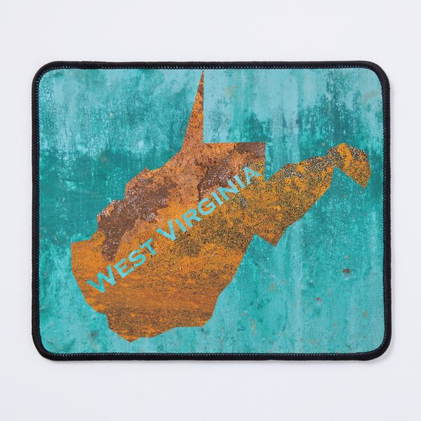 Item preview, West Virginia Rust on Teal designed and sold by Elisabeth Lucas.