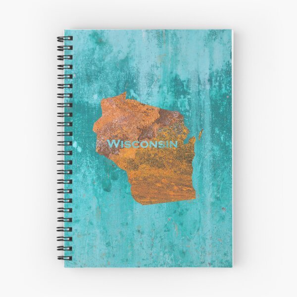 Item preview, Wisconsin Rust on Teal designed and sold by Elisabeth Lucas.