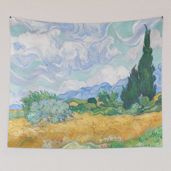 Item preview, A Wheatfield, with Cypresses  designed and sold by prong7.