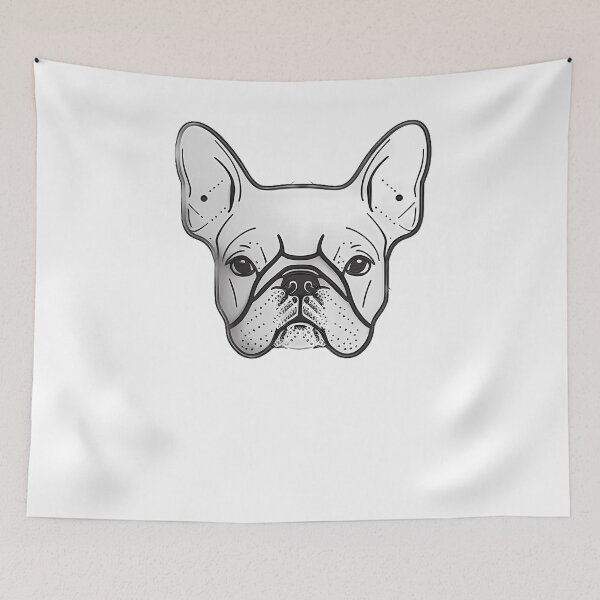 Item preview, Minimalist Geometric Frenchie designed and sold by AInspiredCO.