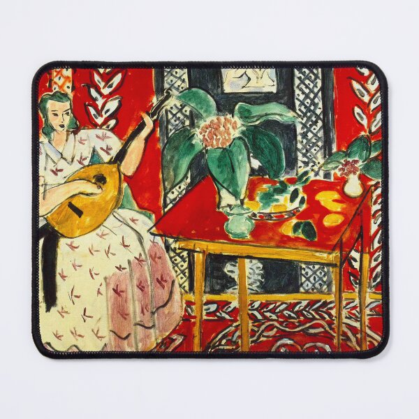 Item preview, Matisse, The Lute, Colorful Vintage Art designed and sold by vintagevivian.