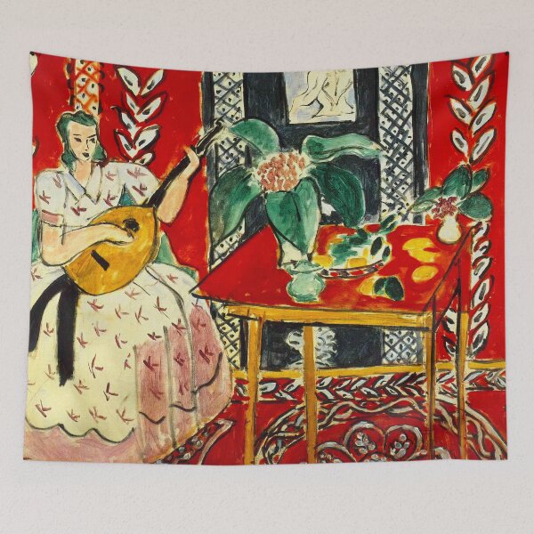 Item preview, Matisse, The Lute, Colorful Vintage Art designed and sold by vintagevivian.