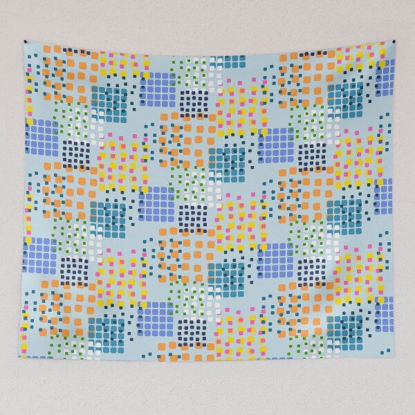 Item preview, Rubix - Azul designed and sold by BayhillStudio.