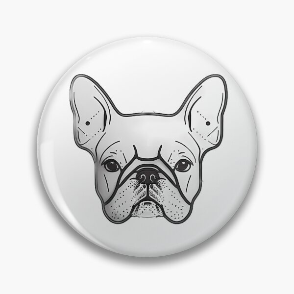Item preview, Minimalist Geometric Frenchie designed and sold by AInspiredCO.