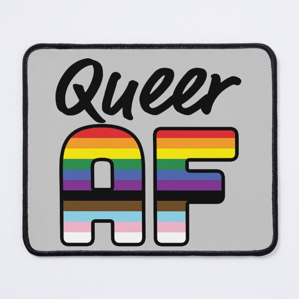 Item preview, Queer AF | Progress flag colors designed and sold by Mattk270.