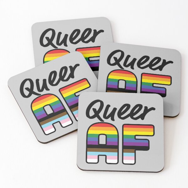 Item preview, Queer AF | Progress flag colors designed and sold by Mattk270.